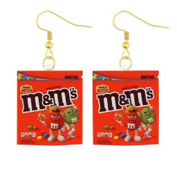 M&Ms fülbevaló