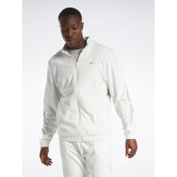 Reebok Pulóver Reebok Basketball Court Top Track Top IA2425 Fehér Regular Fit