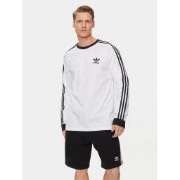 adidas Hosszú ujjú Adicolor Classics 3-Stripes Long-Sleeve Top IA4879 Fehér Slim Fit