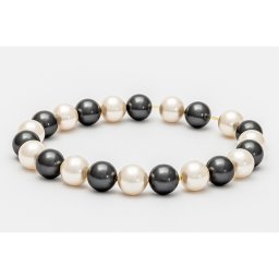 EGYSOROS GYÖNGY KARKÖTŐ - black/white