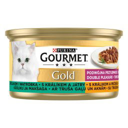 Gourmet Gold Duó élmény 85 g nyúl és máj