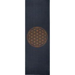 Bodhi Leela jógaszőnyeg FLOWER OF LIFE - Anthracite