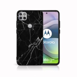 PROTEMIO MY ART Védőburkolat Motorola Moto G 5G BLACK MARBLE (142)