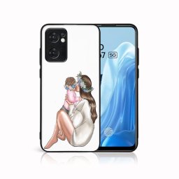 PROTEMIO MY ART Védőtok Oppo Reno7 5G BABY GIRL (111)