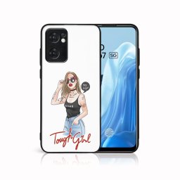 PROTEMIO MY ART Védőtok Oppo Reno7 5G TOUGH GIRL (131)