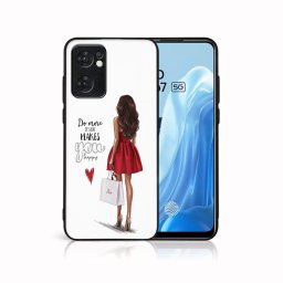 PROTEMIO MY ART Védőtok Oppo Reno7 5G RED DRESS (137)