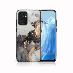 PROTEMIO MY ART Védőtok Oppo Reno7 5G GREY MARBLE (140)
