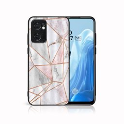 PROTEMIO MY ART Védőtok Oppo Reno7 5G PINK MARBLE (143)