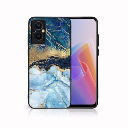 PROTEMIO MY ART Védőtok Oppo Reno7 Lite 5G BLUE MARBLE (141)