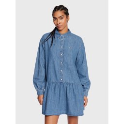 Tommy Jeans Farmer ruha Chambray DW0DW15022 Kék Regular Fit