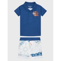 Guess Póló és nadrág szett I3GG03 K8HM3 Kék Regular Fit