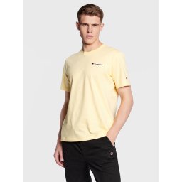 Champion Póló Small Script Logo Embroidery 218006 Sárga Regular Fit