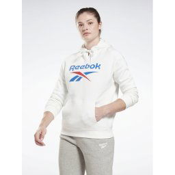 Reebok Pulóver Identity Big Logo H54749 Fehér Loose Fit