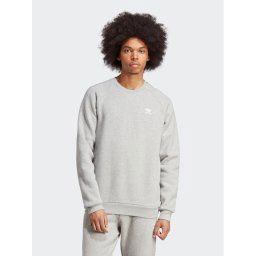 adidas Pulóver Trefoil Essentials Crewneck Sweatshirt IA4829 Szürke Regular Fit