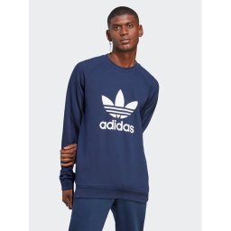 adidas Pulóver Adicolor Classics Trefoil Crewneck Sweatshirt IA4853 Kék Regular Fit