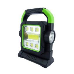 Multifunkciós 1 LED + 1+6 COB LED Lámpa akkumulátoros Napelemes munkalámpa elemlámpa, USB - HC-7078B