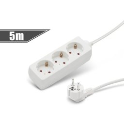 Hálózati Elosztó 3DIN 5m White (20234)