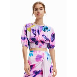 Desigual Blúz MONSIEUR CHRISTIAN LACROIX Rina 23SWBW15 Lila Regular Fit
