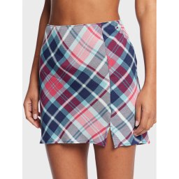 Tommy Jeans Trapéz szoknya Tartan DW0DW14982 Színes Regular Fit