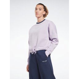 Reebok Pulóver Identity HT6270 Lila Relaxed Fit