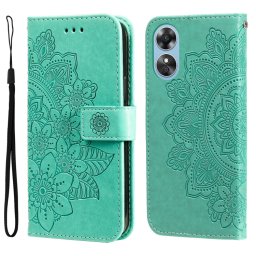 ART MANDALA pénztárca tok Oppo A17 zöld