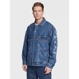 Tommy Jeans Farmer kabát DM0DM15614 Kék Oversize