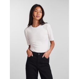 Pieces Póló 17133700 Fehér Slim Fit