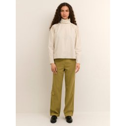 Karen by Simonsen Szövet nadrág Grape 10104201 Zöld Regular Fit