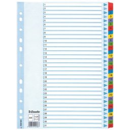 ESSELTE Regiszter, karton, A4, 1-31, ESSELTE "Mylar"