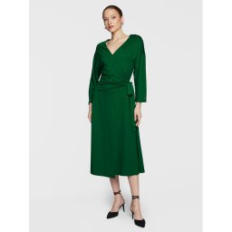 Tommy Hilfiger Koktélruha WW0WW37101 Zöld Regular Fit