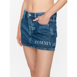 Tommy Jeans Farmer szoknya Micro DW0DW14834 Sötétkék Regular Fit