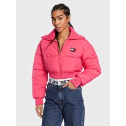 Tommy Jeans Pehelykabát Ultra DW0DW14938 Rózsaszín Regular Fit