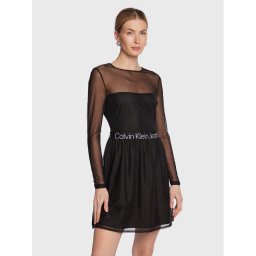 Calvin Klein Jeans Hétköznapi ruha J20J220350 Fekete Slim Fit