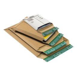 Karton boríték ragasztócsíkkal, 352x250x -40mm (külméret) PP W01.04, A4+ méret