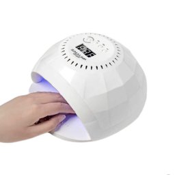 SilverHome D5 Max HYBRID 120W profi UV/LED műkörmös lámpa - fehér