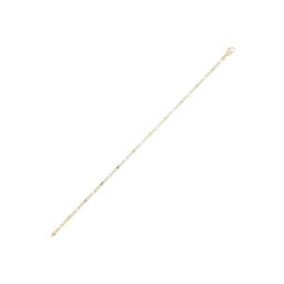 14 karátos tömör bikolor arany karlánc - 21 cm