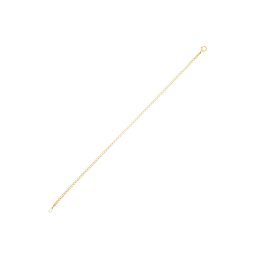 14 karátos üreges sárga arany pálcikás pancer karlánc - 19 cm