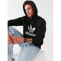 adidas Pulóver adicolor Classics Trefoil IA4883 Fekete Regular Fit
