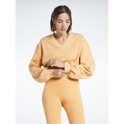 Reebok Pulóver Reebok Classics Natural Dye Sweatshirt HS4739 Narancssárga Cropped Fit
