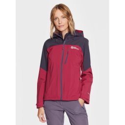 Jack Wolfskin Softshell kabát Go Hike 1113972 Bordó Regular Fit