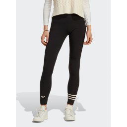 adidas Leggings Adicolor Neuclassics Full Length Leggings (Plus Size) IB7313 Fekete