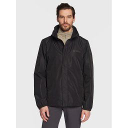 Jack Wolfskin Átmeneti kabát Stormy Point 1111142 Fekete Regular Fit