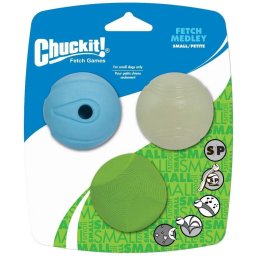 CHUCKIT Fetch Medley vegyes kutyalabda 3db