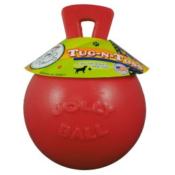 Jolly Pets Tug-n-Toss 15 cm piros kutyajáték rágójáték