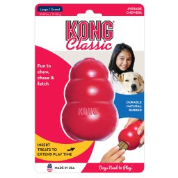KONG Classic játék csemegével tölthető L 10,1 cm kutyajáték