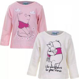 Disney Micimackó Good Friends baba póló, felső 2 db-os 68/74 cm