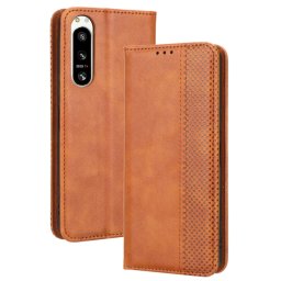BUSINESS Pénztárcahuzat Sony Xperia 5 IV barna