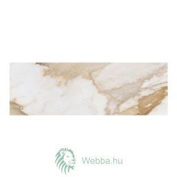 Fürdőszoba/konyha csempe Midas Natúr, fényes, bézs, márványutánzat, 25 x 75 cm