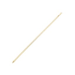 14 karátos üreges sárga arany pancer karlánc - 20 cm (1,92g)