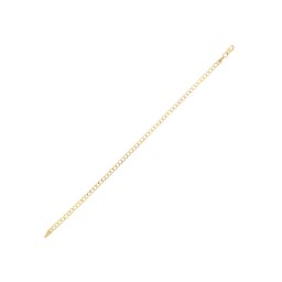 14 karátos üreges sárga arany pancer karlánc - 20 cm (2,84g)